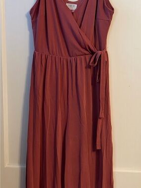 Sienna Sky Women's Blush Cropped Jumpsuit Romper Summer Dressy Soft Wedding T1
